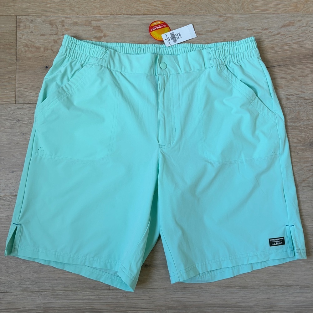 L.L. Bean Women's Mint Green Active Shorts